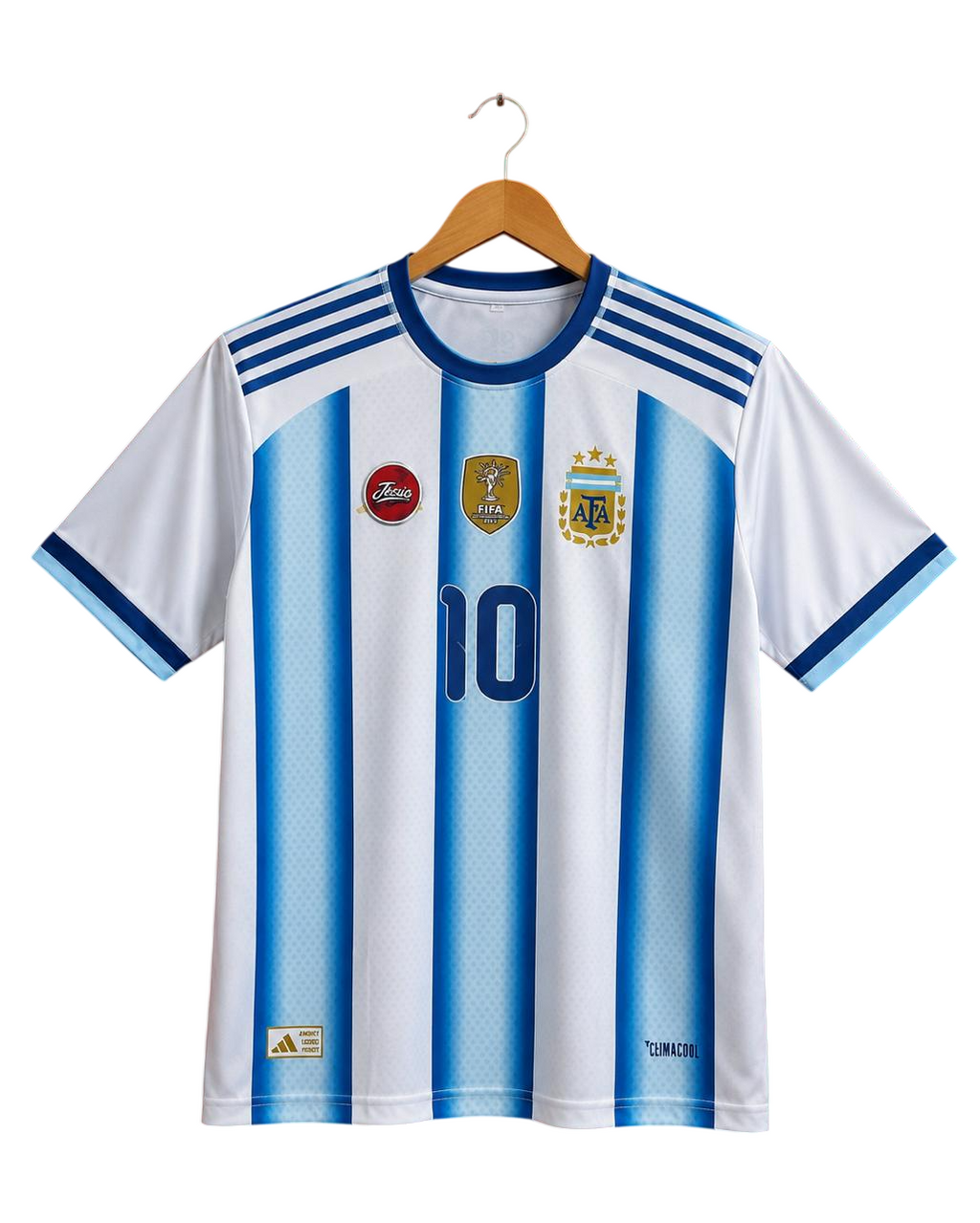 Argentina 2026 Home Jersey #10 Lionel Messi – World Cup Edition | Half Sleeve Round Neck Football Shirt