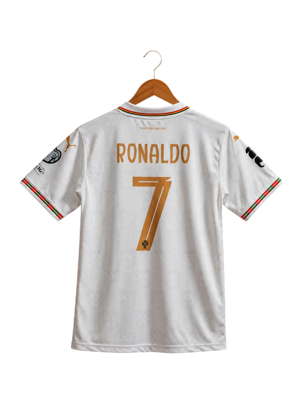 Cristiano Ronaldo #7 Portugal Collar Jersey(Embroidery)