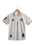 Cristiano Ronaldo #7 Portugal Collar Jersey(Embroidery)