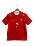 Portugal Ronaldo #7 Round Neck Half Sleeve Jersey