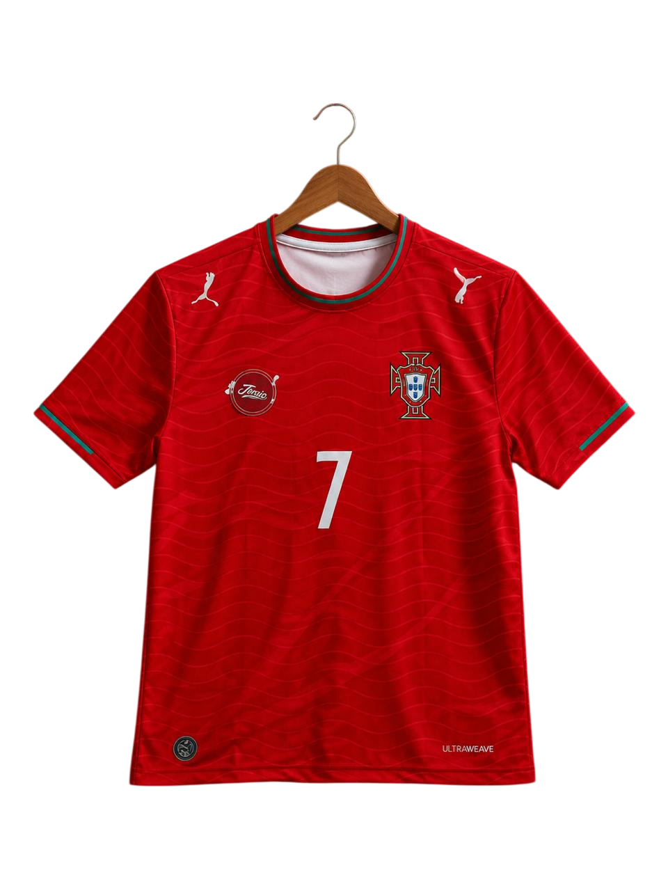 Portugal Ronaldo #7 Round Neck Half Sleeve Jersey