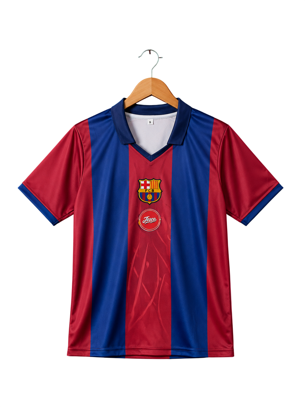 FC Barcelona x Travis Scott Cactus Jack Special Edition Jersey #2 BARÇA - Half Sleeve V-Neck Polo
