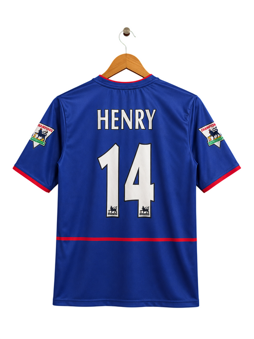 Arsenal FC 2005/06 Away Jersey #14 – Thierry Henry Edition | Retro Half Sleeve Round Neck