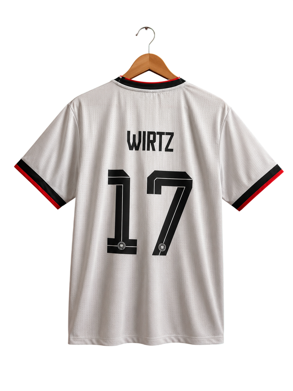 Germany 2026 World Cup Home Jersey – Florian Wirtz #17 National Team Football Shirt (Half Sleeve / Crew Neck)