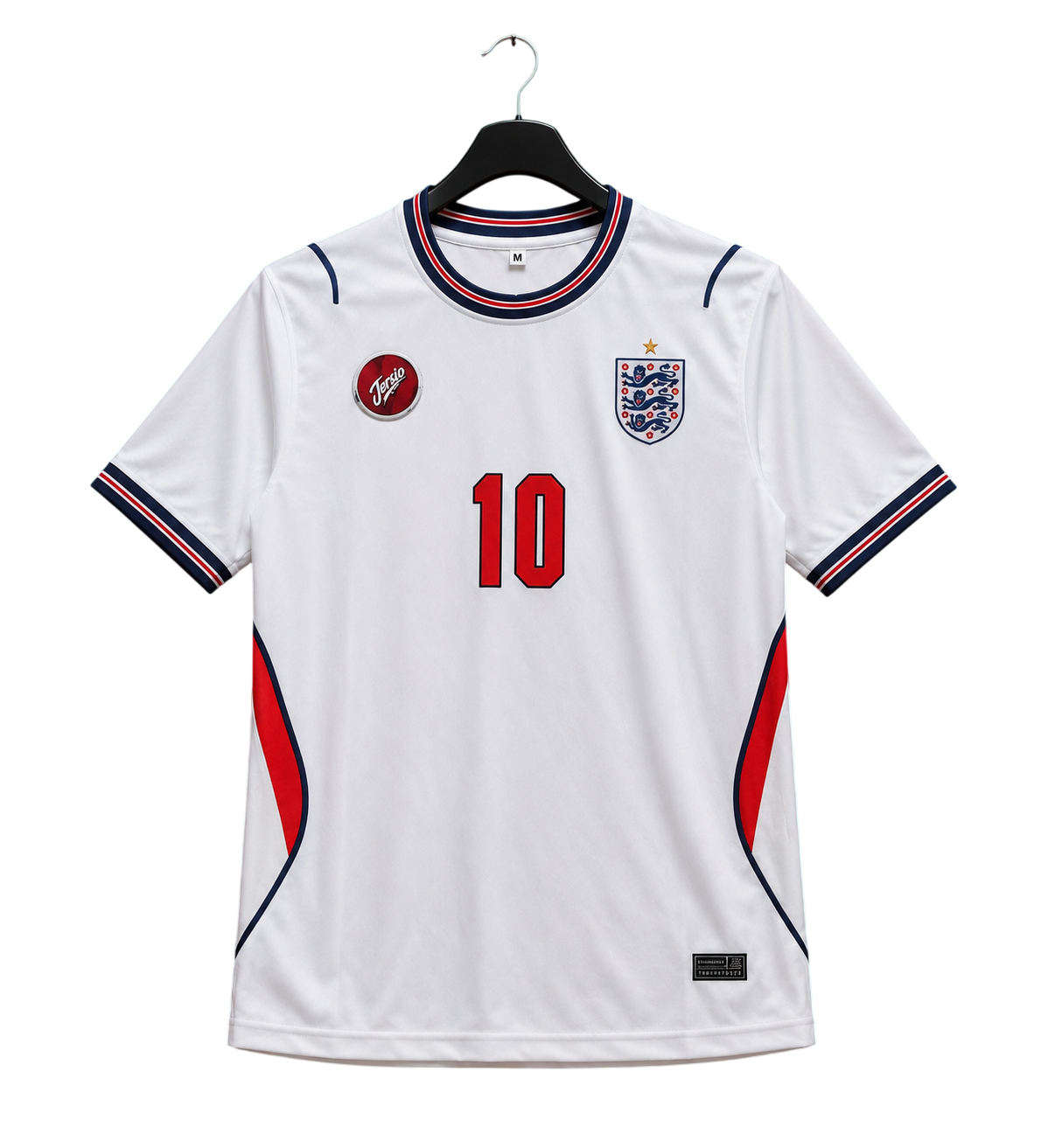 England Jude Bellingham #10 Home Football Jersey 2026 sublimation – Round Neck Half Sleeve