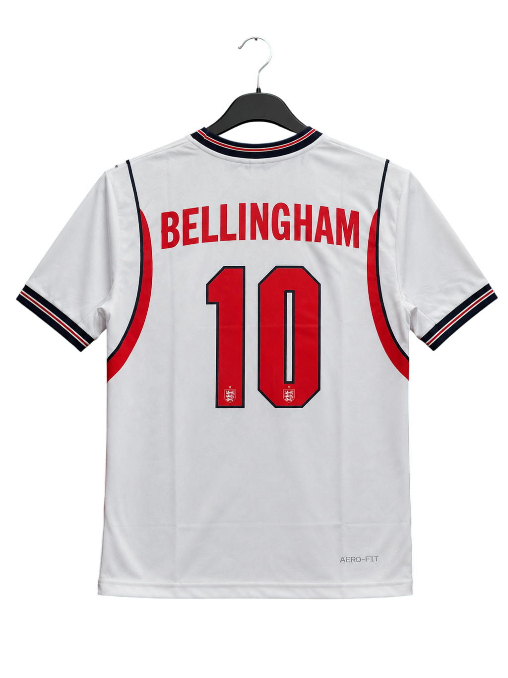 England Jude Bellingham #10 Home Football Jersey 2026 sublimation – Round Neck Half Sleeve